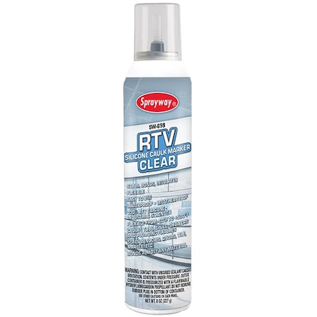 SPRAYWAY RTV Silicone Caulk Maker - Clear, 6PK SW659